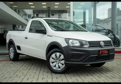 Volkswagen saveiro robust 1.6 total flex 8v  - branca - 2017/2018