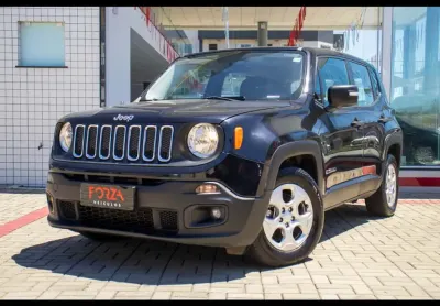 Jeep renegade sport 1.8 4x2 flex 16v aut.  - preta - 2016/2016