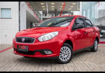 Fiat grand siena attractive 1.0 flex 8v 4p  - vermelha - 2018/2018