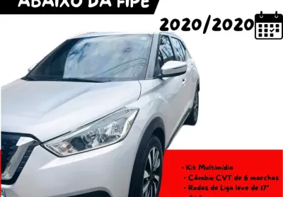 Kicks sv 1.6 automática zerada / manua e chave reserva / abaixo da tabela