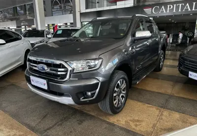 Ford ranger 3.2 limited 4x4 cd 20v diesel 4p automático - cinza - 2021/2022