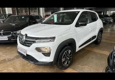 Renault kwid intense 1.0 flex manual - branca - 2022/2023