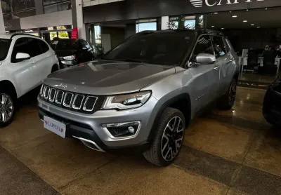 Jeep compass 2.0 16v diesel limited 4x4 automático - prata - 2019/2019