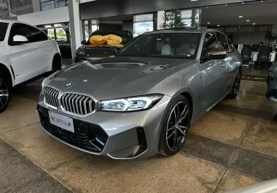 Bmw 320i 2.0 16v turbo flex m sport automático - cinza - 2023/2024