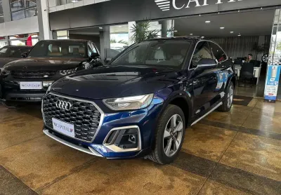 Audi q5 2.0 55 tfsie phev sportback performance quattro s tronic - azul - 2022/2022