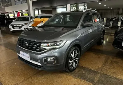 Volkswagen t-cross 1.4 250 tsi total flex highline automático  - cinza - 2023/2024