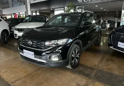 Volkswagen t-cross 1.4 250 tsi total flex highline automático - preta - 2023/2023