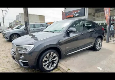 Bmw x4 xdrive 28i x-line 2.0 turbo 245cv aut - cinza - 2015/2016