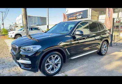 Bmw x3 xdrive 20i 2.0/x-line bi-tb flex aut. - preta - 2020/2020