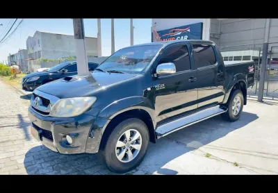 Toyota hilux cd srv d4-d 4x4 3.0  tdi dies  - preta - 2009/2009