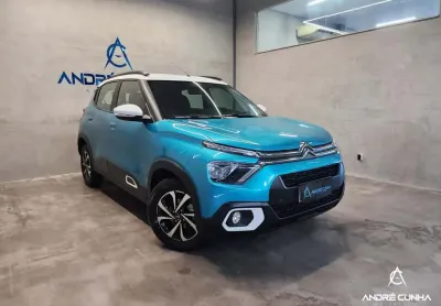 Citroën c3 feel pack 1.6 flex 16v 5p aut.  - azul - 2022/2023