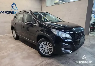 Peugeot 2008 allure pack 1.6 flex 16v aut.  - preta - 2023/2024