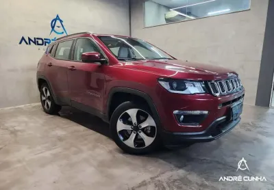 Jeep compass longitude 2.0 4x2 flex 16v aut.  - vermelha - 2018/2018