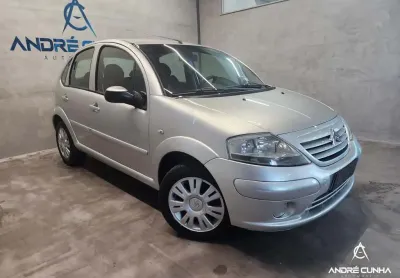 Citroën c3 glx 1.4 flex 8v 5p  - prata - 2006/2006
