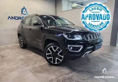 Jeep compass limited 2.0 4x4 diesel 16v aut.  - preta - 2018/2018