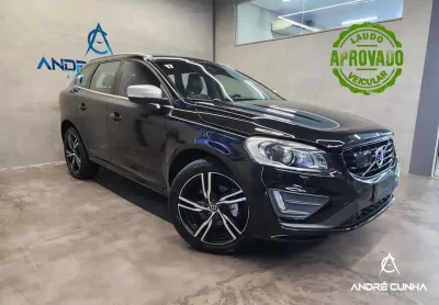 Volvo xc60 t-5 r-design 2.0 fwd 5p  - preta - 2016/2017