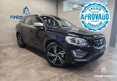 Volvo xc60 t-5 r-design 2.0 fwd 5p  - preta - 2016/2017