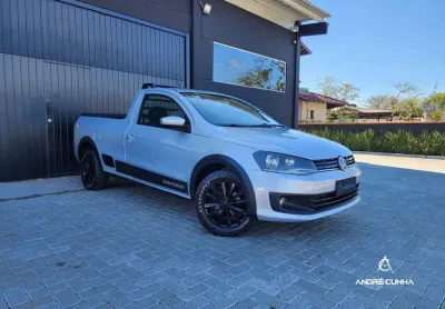 Volkswagen saveiro 1.6 mi total flex 8v  - prata - 2013/2014