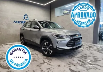 Chevrolet tracker premier 1.2 turbo 12v flex aut. - prata - 2023/2024