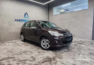 Citroën c3 excl. 1.6 vti flex start 16v 5p aut.  - marrom - 2017/2018