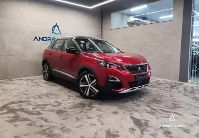 Peugeot 3008 griffe pack 1.6 turbo 16v 5p aut.  - vermelha - 2019/2020