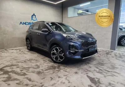 Kia sportage ex 2.0 16v flex aut.  - azul - 2021/2022
