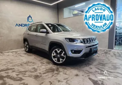 Jeep compass longitude 2.0 4x2 flex 16v aut.  - prata - 2019/2019