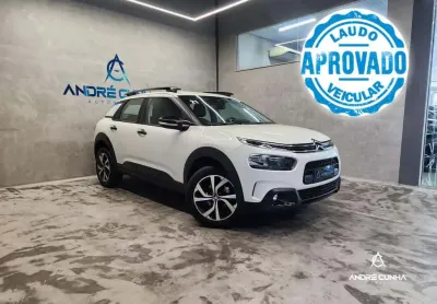 Citroën c4 cactus shine pack 1.6 turbo flex aut.  - branca - 2020/2021