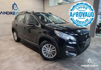 Peugeot 2008 allure pack 1.6 flex 16v aut.  - preta - 2023/2024