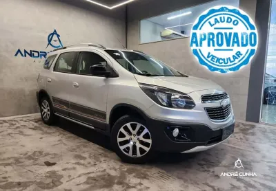 Chevrolet Spin ACTIV 1.8 8V Econo. Flex 5p Aut.  - Prata - 2015/2016
