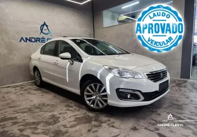 Peugeot 408 Sedan Griffe 1.6 TB Flex 16V 4p Aut.  - Branca - 2016/2017