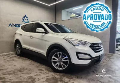 Hyundai Santa Fe/GLS 3.3 V6 4X4 Tiptronic  - Branca - 2014/2015