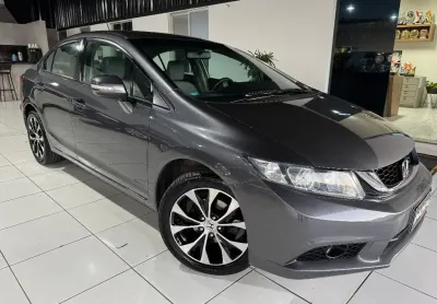 Honda civic 2.0 lxr 2015 cinza automático!!!