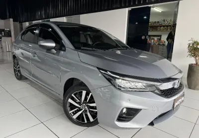 Honda city hatcback 1.5 touring 2022 prata top de linha!!!!