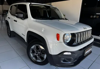 Jeep renegade 1.8 sport flex 2016 automática branca completa!!