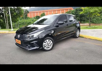 Fiat argo 1.0 6v flex.  - preta - 2018/2018