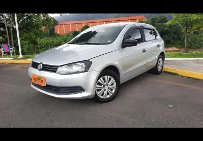 Volkswagen gol trendline 1.0 t.flex 8v 5p - prata - 2014/2015