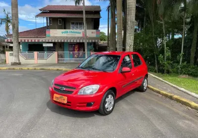 Chevrolet celta 1.0l lt - vermelha - 2011/2012