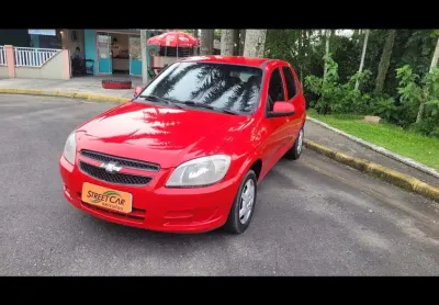 Chevrolet celta 1.0l lt - vermelha - 2013/2013
