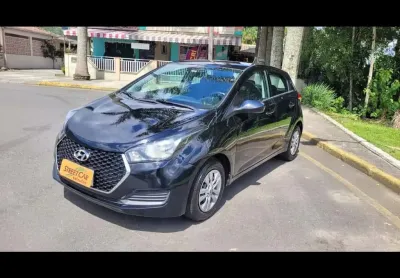Hyundai hb20 1.0m unique - preta - 2018/2019