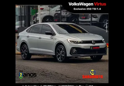 Volkswagen virtus exclusive 250tsi 1.4 flex 16v aut