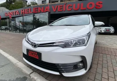 Toyota corolla xei20flex - branca - 2018/2019