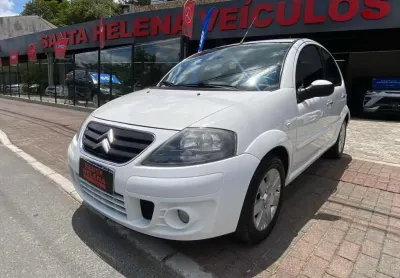 Citroën c3 exclusive 1.4 flex 8v 5p  - branca - 2011/2012