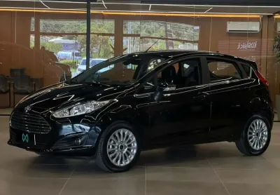 Ford fiesta tit./tit.plus 1.6 16v flex aut.  - preta - 2015/2016