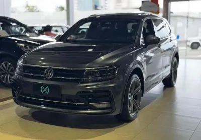 Volkswagen tiguan allspac r-line 350 tsi 2.0 4x4  - cinza - 2019/2019