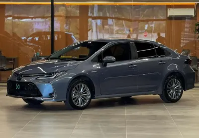 Toyota corolla altis hv - cinza - 2024/2024