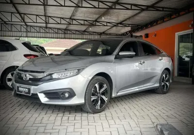 Honda civic touring cvt - prata - 2019/2019