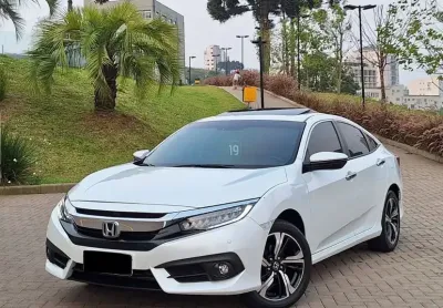 Ea - honda civic 1.5 touring sedan turbo 16v 4p - 2019 (ipva pago e revisões na concessionária)