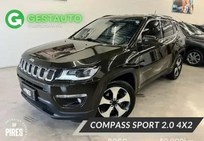 Jeep compass sport 2.0 4x2 flex 16v aut.  - verde - 2020/2020