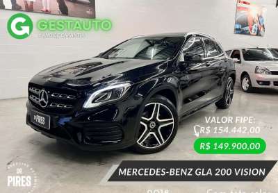 Mercedes-benz gla 250 gla 250 sport 2.0 tb 16v 4x2  211cv aut.  - preta - 2018/2018